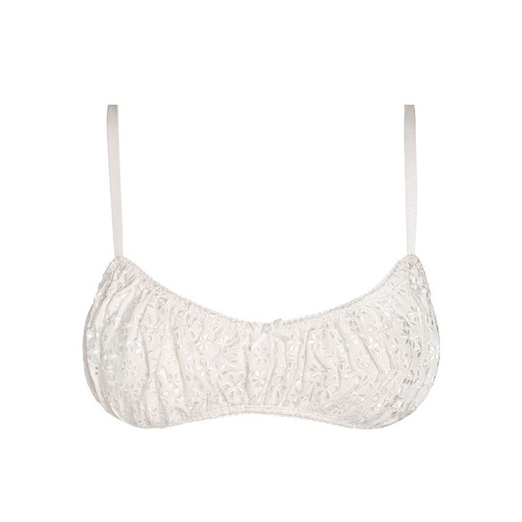 For Love and Lemons Sophie Eyelet Bralette Size S - Picture 2 of 3